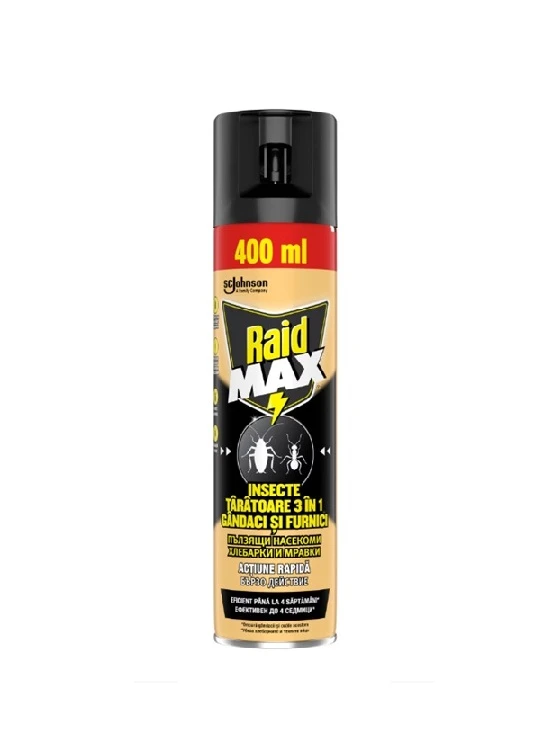 RAID MAX SPRAY GANDACI 3IN1 400ML 